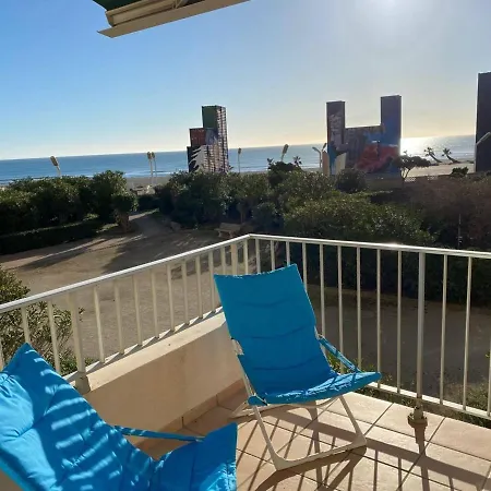 Apartament T3 Pour 6 Pers, Vue Et Montagne, Terrasse, Parking, Proche Plage, - Fr-1-81-550 Le Barcarès