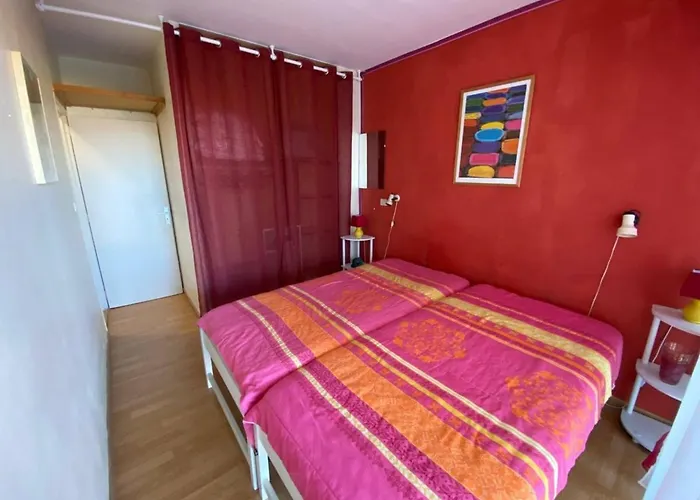 T3 Pour 6 Pers, Vue Et Montagne, Terrasse, Parking, Proche Plage, - Fr-1-81-550 * Le Barcarès